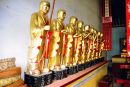 Row of Gold Buddha's, Tiger Hill Leaning Pagoda, Suzhou